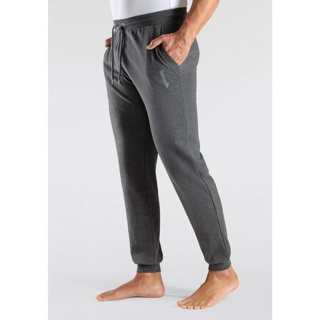 Bench. Loungewear Joggingbroek Joggingbroek met koord, van katoenmix