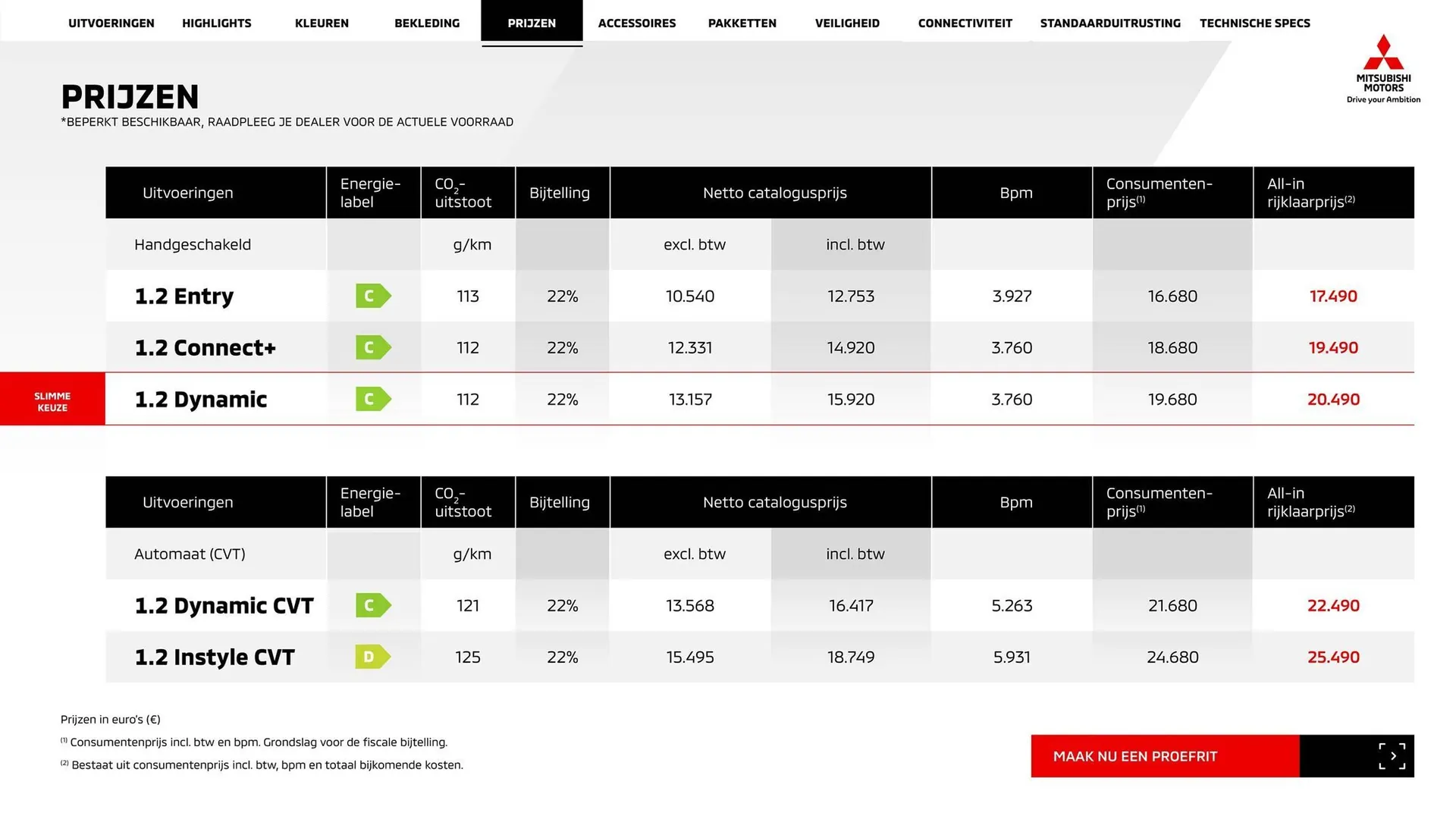 Mitsubishi folder van 24 april tot 24 april 2025 - Folder pagina 10