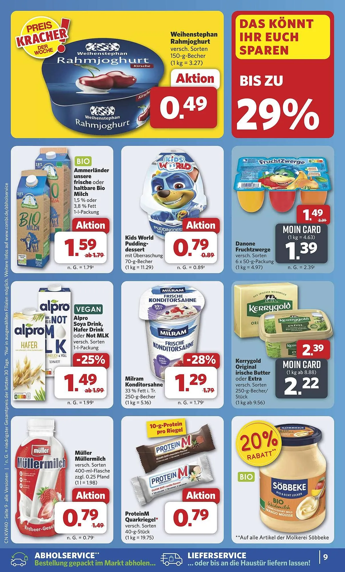 Combi Markt DE folder van 29 september tot 4 oktober 2025 - Folder pagina 9