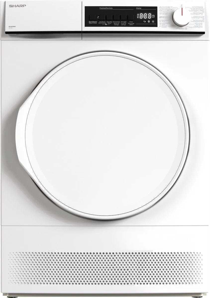 Sharp KDNC8PW1BE condens Wasdroger