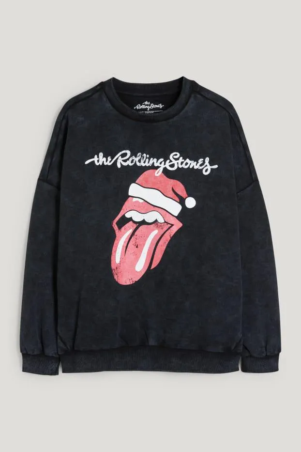 CLOCKHOUSE - kerstsweatshirt - Rolling Stones