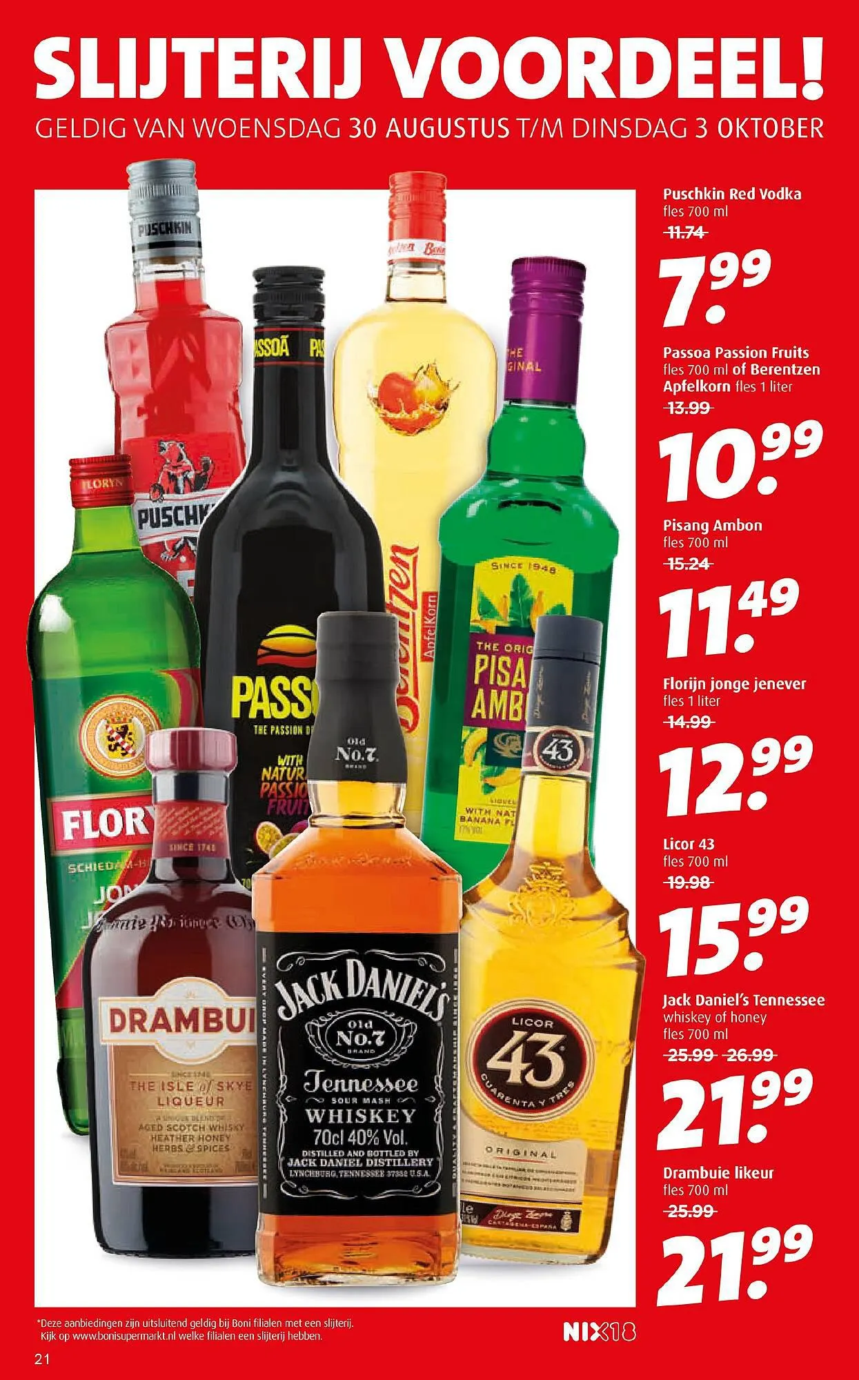 Boni folder van 6 september tot 12 september 2023 - Folder pagina 21