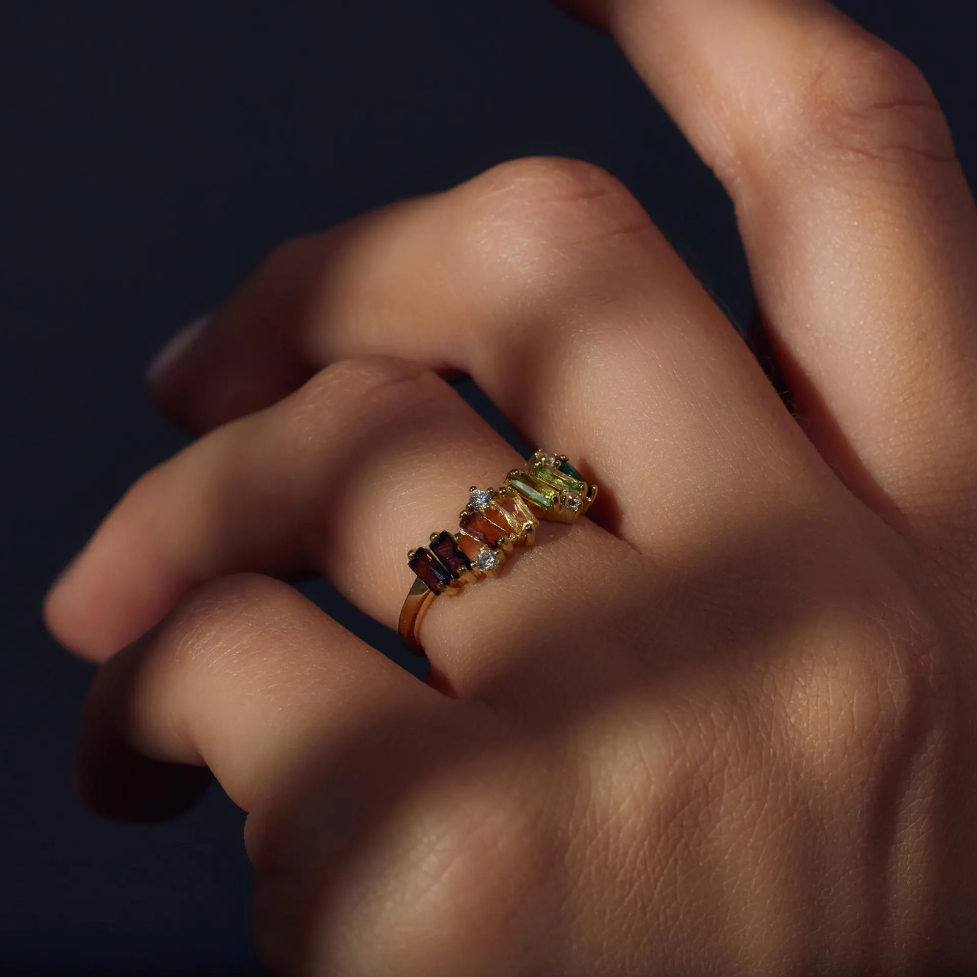 Santa Maria del Fiore 925 sterling zilveren gold plated ring PDM33036