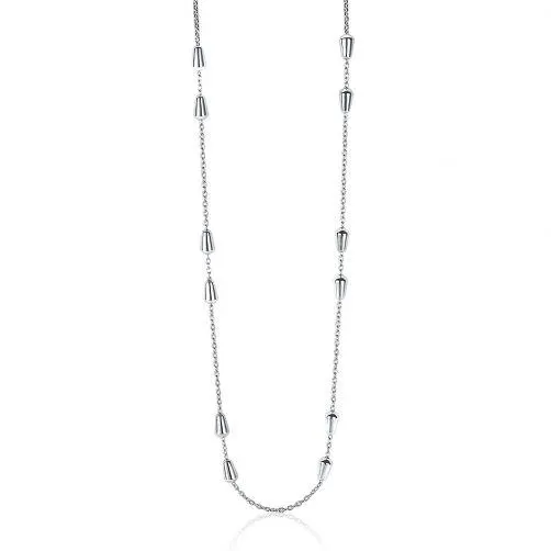 ZINZI Sterling Silver Fantasy Necklace 45cm
