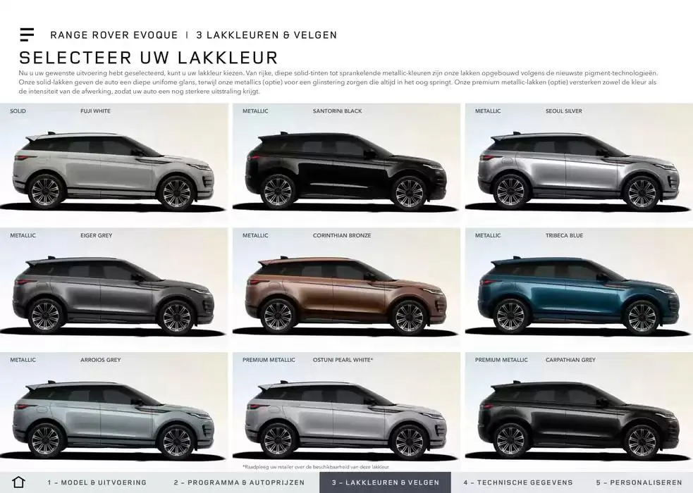 Range Rover Evoque van 20 november tot 30 juni 2025 - Folder pagina 9