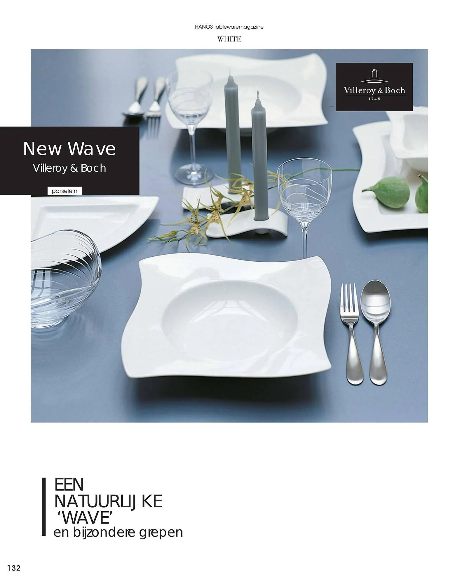 HANOS Tableware Magazine 2023-2024 van 1 januari tot 30 april 2024 - Folder pagina 132