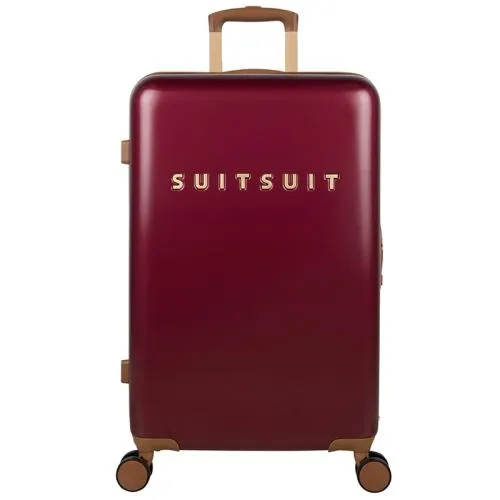 Suitsuit Harde Koffer / Trolley / Reiskoffer 66 cm (Medium) Fab Seventies Classic Rood