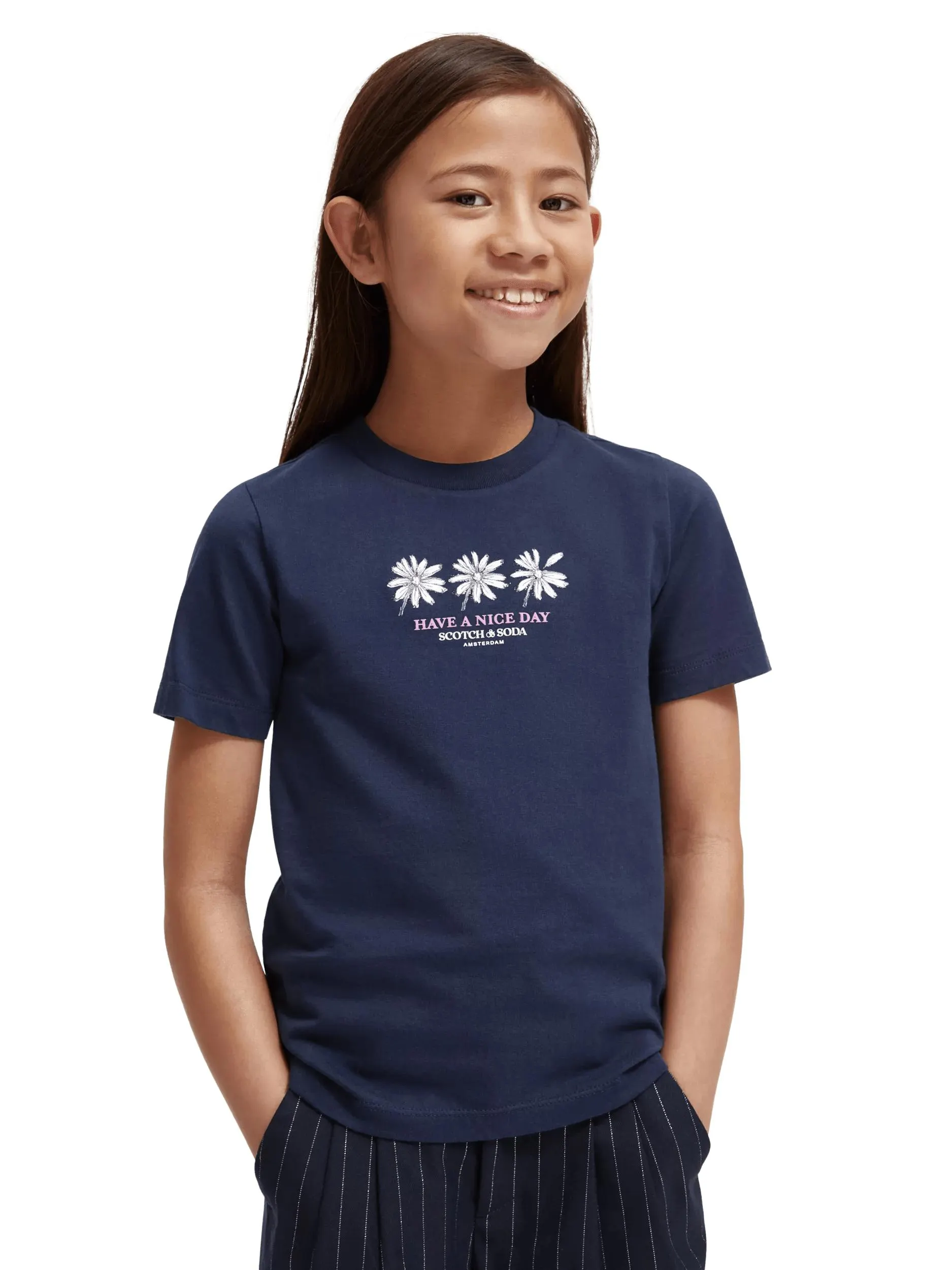 Slim fit short-sleeved T-shirt