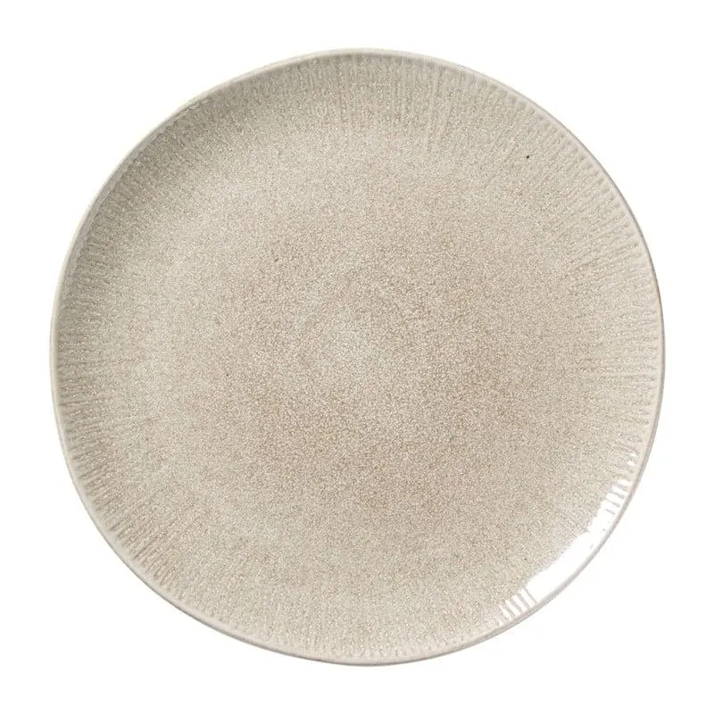 Dinerbord fuji - beige - ø27.5x2.4 cm