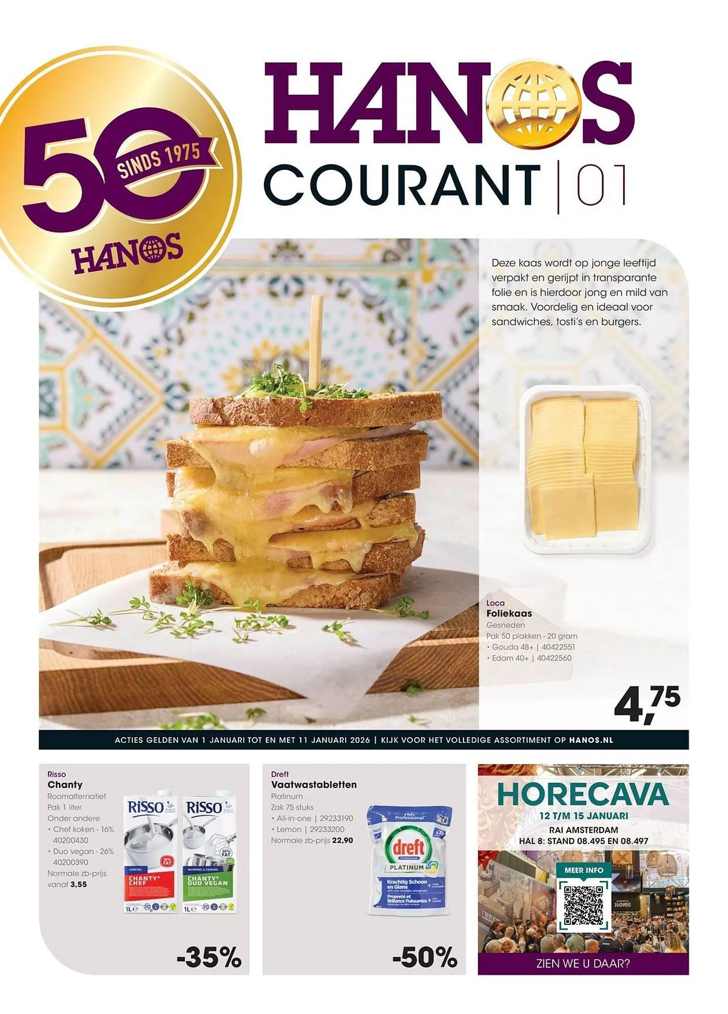 HANOS folder van 1 januari tot 11 januari 2026 - Folder pagina 1