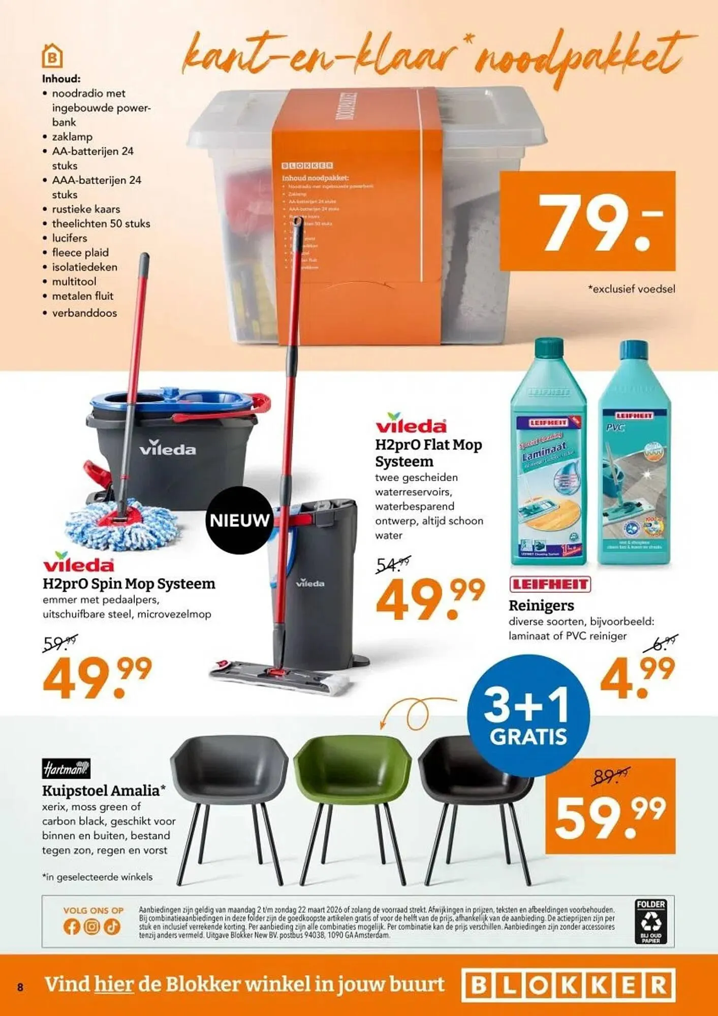 Blokker folder van 2 maart tot 22 maart 2026 - Folder pagina 8