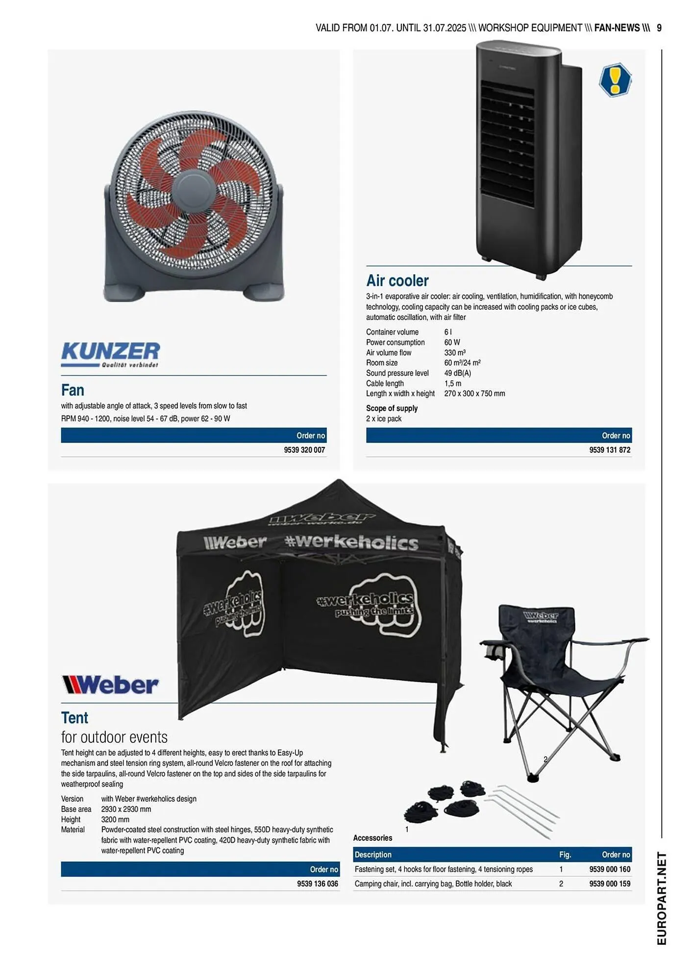 Europart folder van 1 juli tot 31 juli 2025 - Folder pagina 9