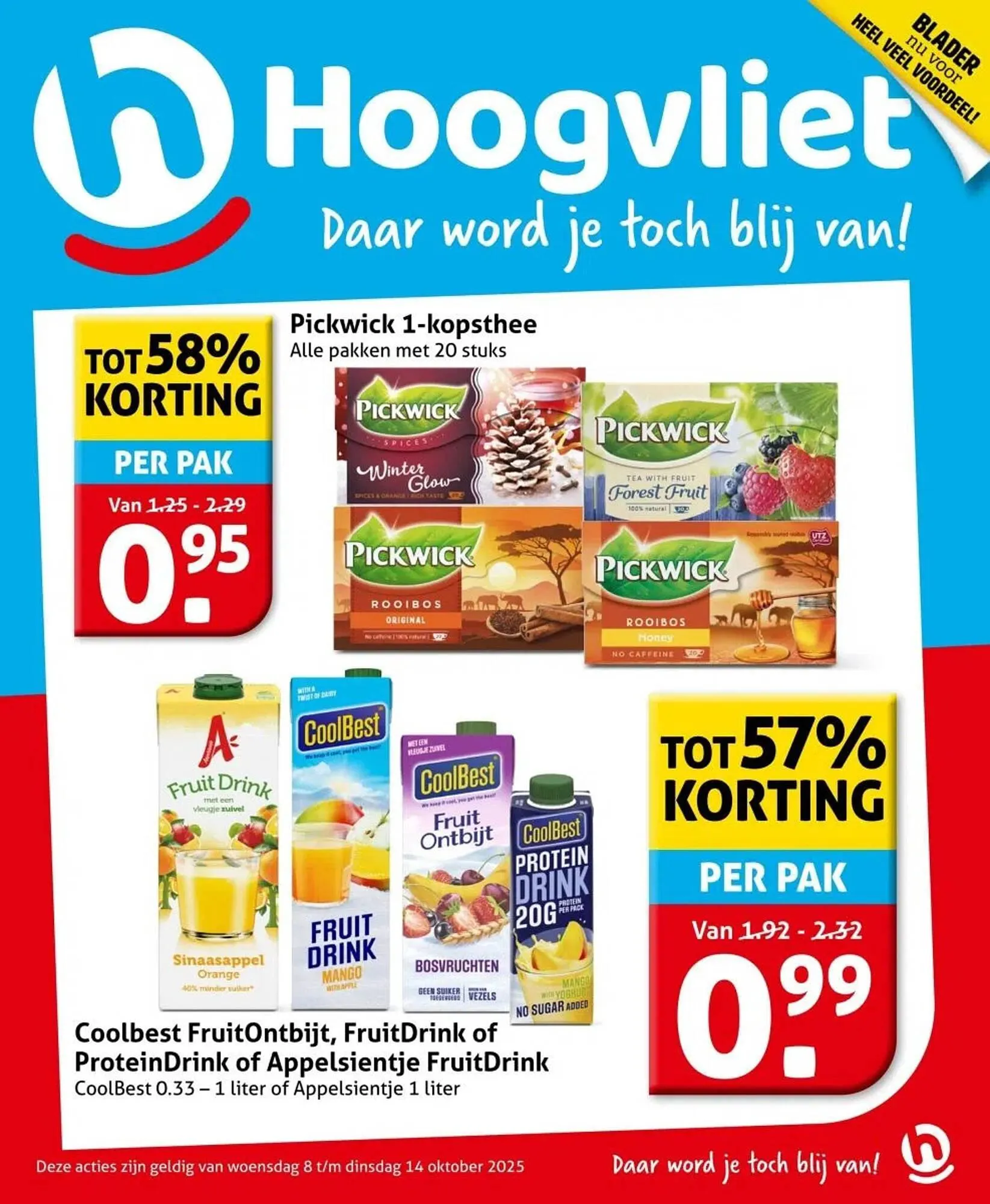 Hoogvliet folder van 8 oktober tot 14 oktober 2025 - Folder pagina 1