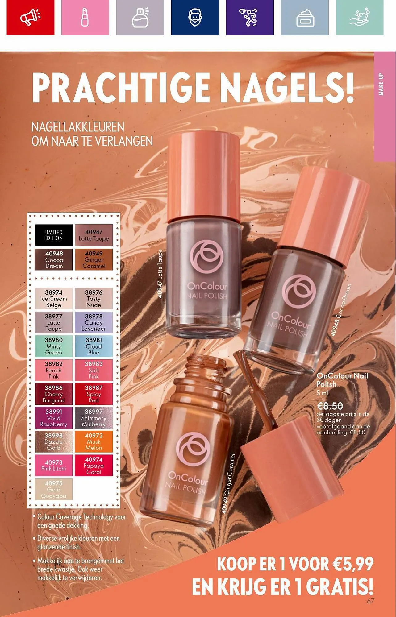 Oriflame folder van 12 september tot 3 oktober 2023 - Folder pagina 67