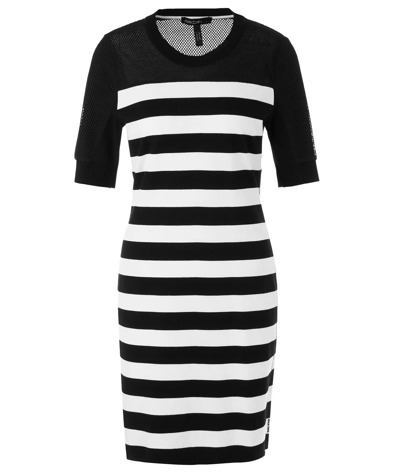 Marc Cain Sports gestreept jurkje met mesh