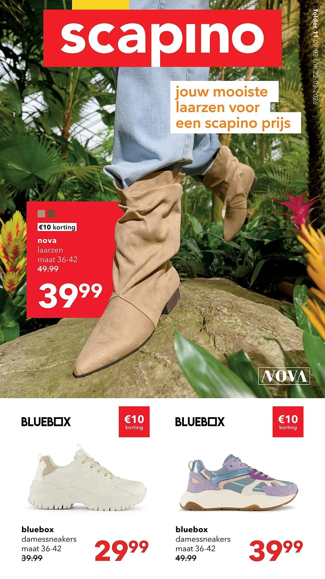 Scapino folder van 7 maart tot 22 maart 2026 - Folder pagina 1
