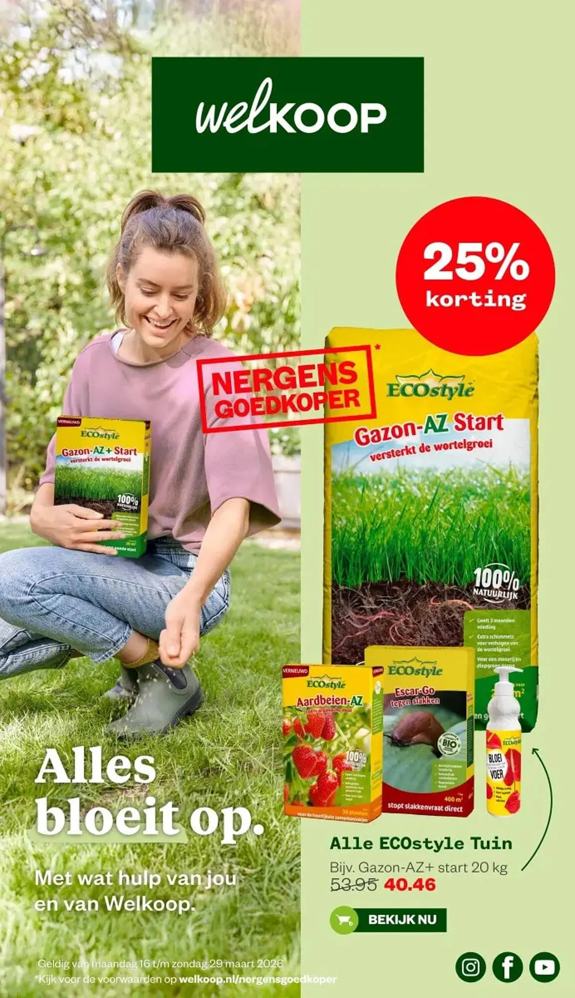 Welkoop folder van 16 maart tot 29 maart 2026 - Folder pagina 1