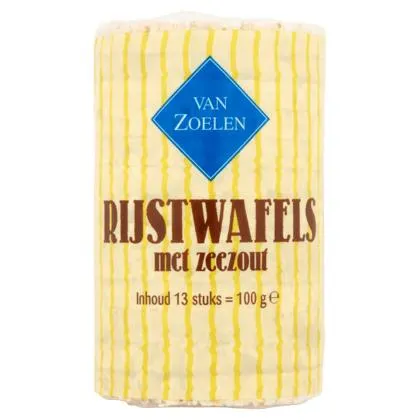 Rijstwafels met zeezout
