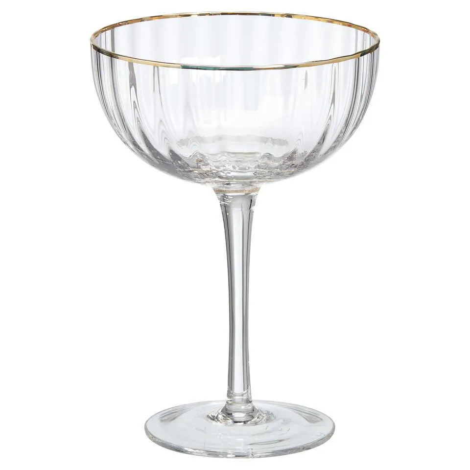 Coupe Ribbel Transparant