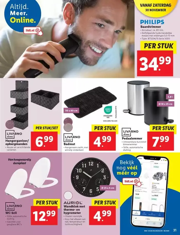 Onze beste deals voor u van 21 november tot 4 december 2024 - Folder pagina 31