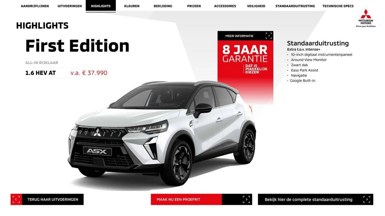 Mitsubishi Asx van 3 juli tot 3 juli 2025 - Folder pagina 8