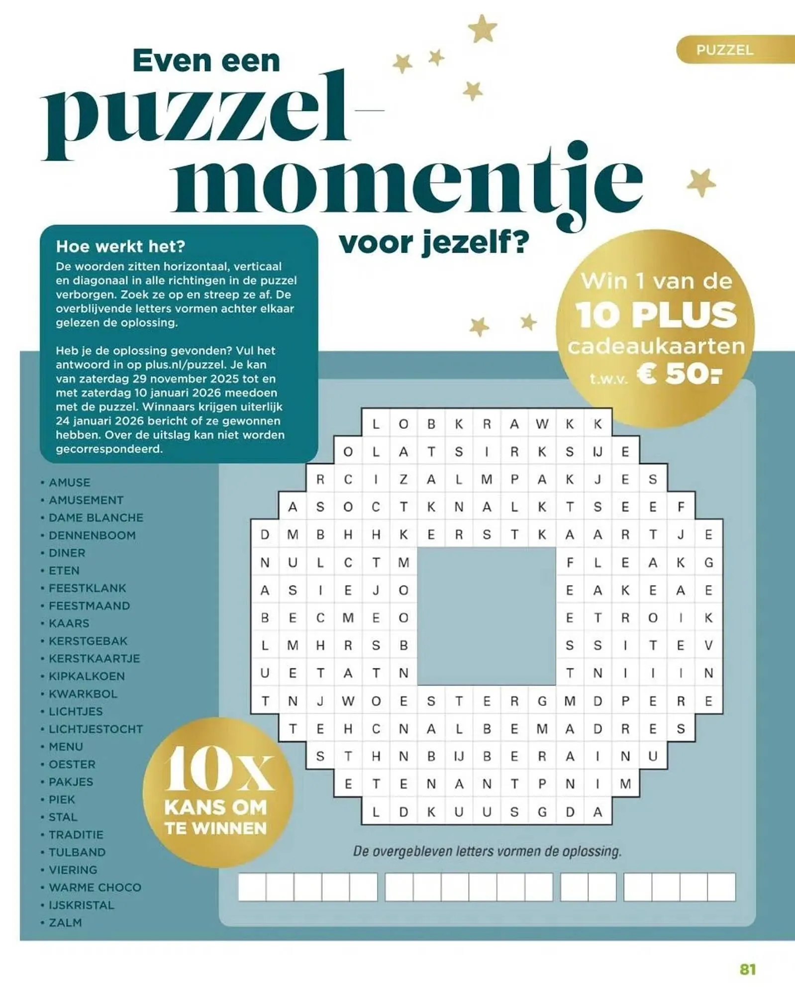 PLUS magazine van 29 november tot 4 januari 2026 - Folder pagina 81