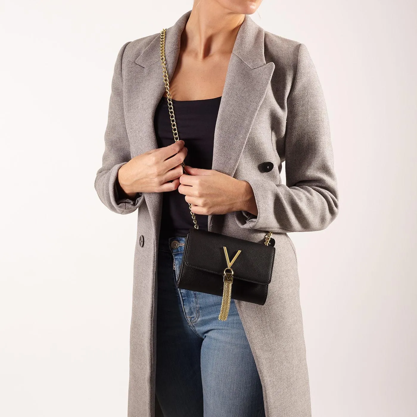 Divina Zwarte Crossbody Tas VBS1IJ03NERO