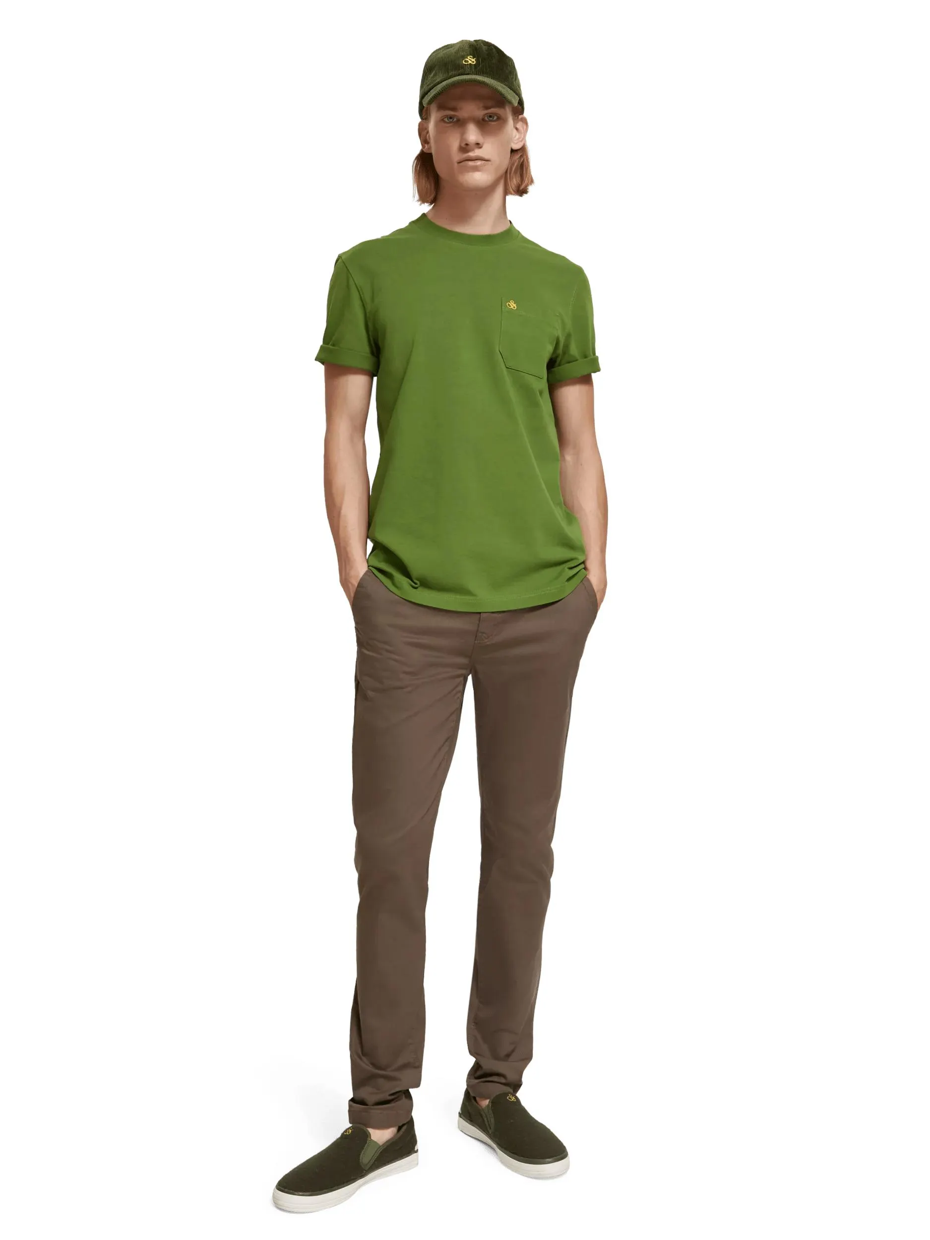 The Mott super-slim fit twill chino