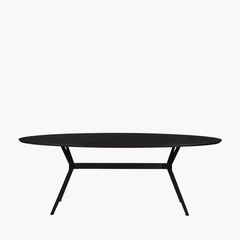 Eettafel - Ramses 220 x 100 x 77 cm - Zwart