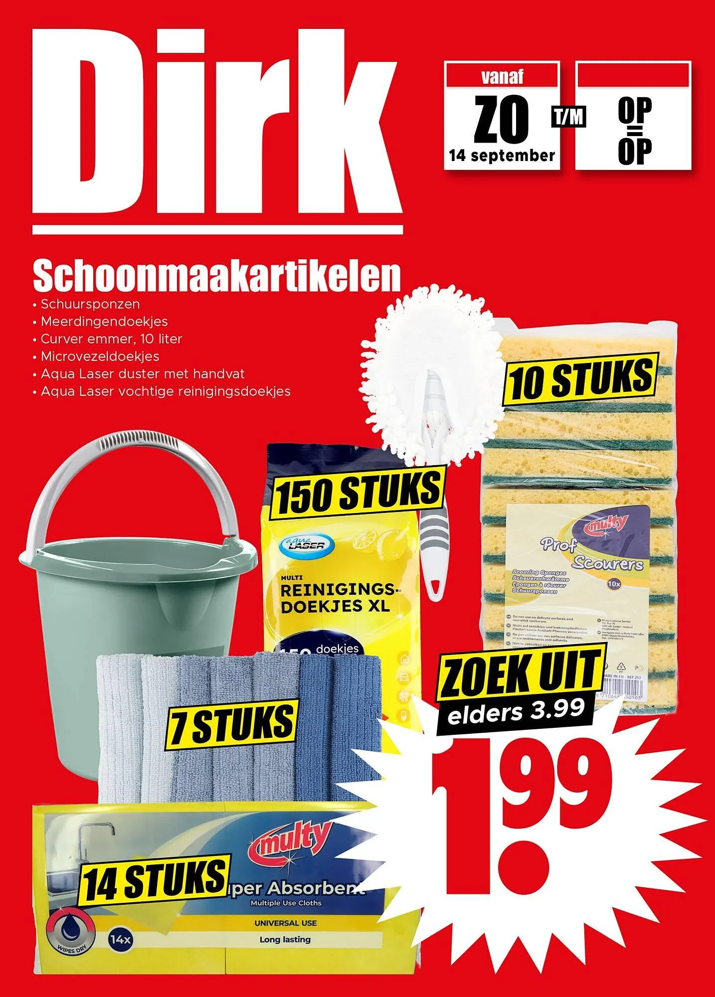 Dirk folder van 14 september tot 20 september 2025 - Folder pagina 1