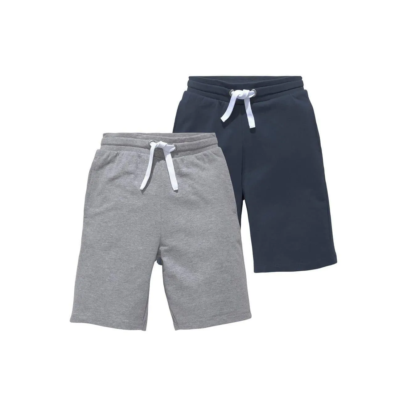 KIDSWORLD Sweatshort 2-pack sweat bermuda’s in must-have kleuren (set, 2-delig)