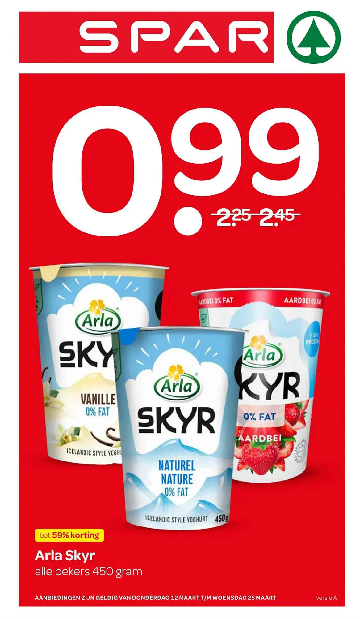 Spar folder van 12 maart tot 25 maart 2026 - Folder pagina 1