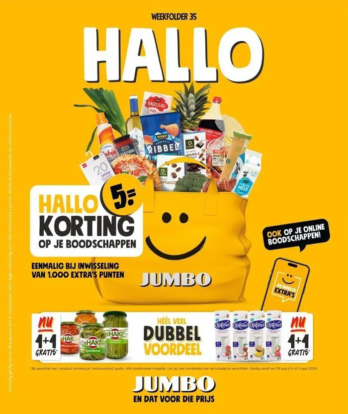 Jumbo folder van 24 augustus tot 7 september 2024 - Folder pagina 1