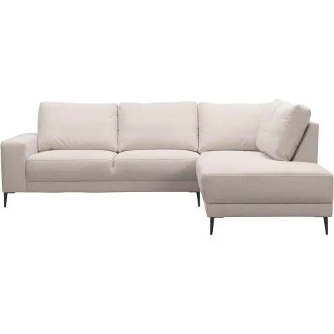 Hoekbank rechts Portona ecru premium comfort