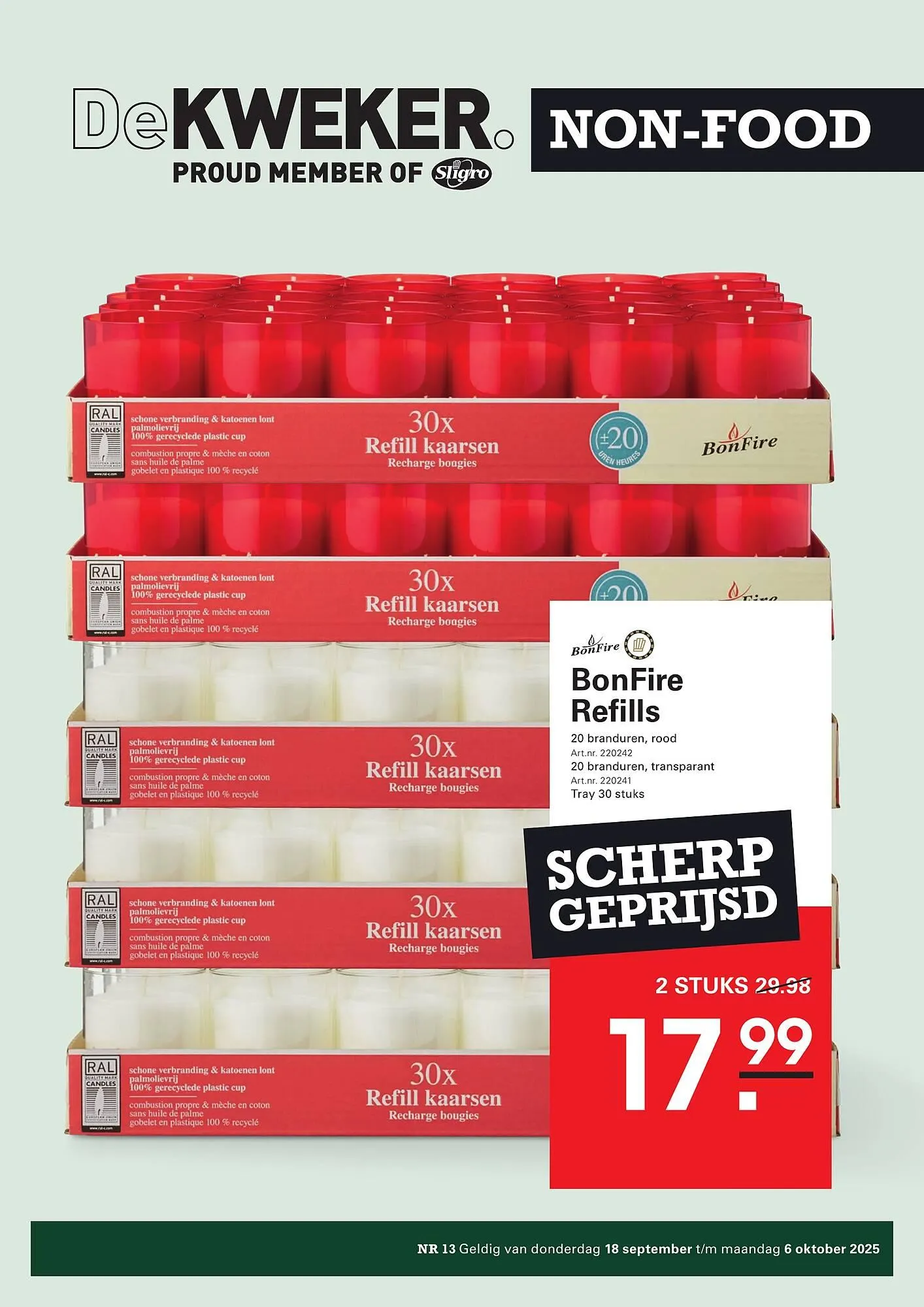 De Kweker folder van 18 september tot 6 oktober 2025 - Folder pagina 1