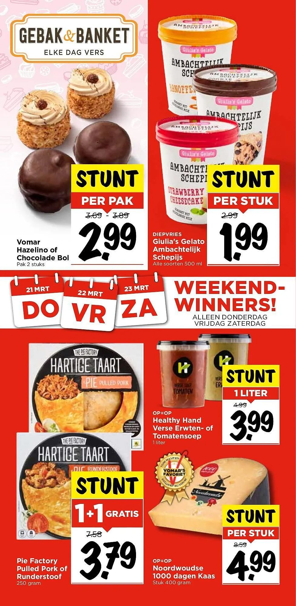 Vomar Voordeelmarkt weekend folder van 21 maart tot 23 maart 2024 - Folder pagina 7