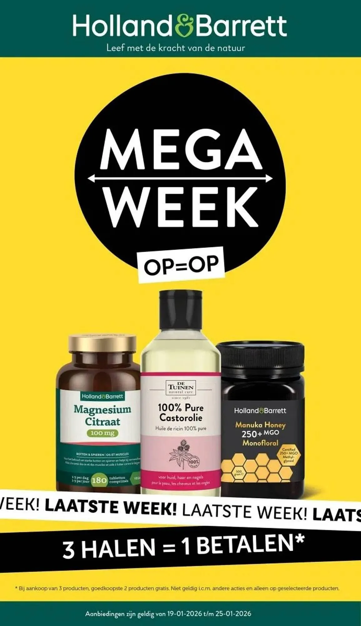 Holland & Barrett folder van 19 januari tot 25 januari 2026 - Folder pagina 1