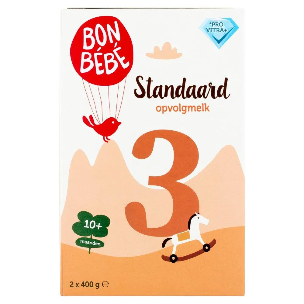Bonbébé Standaard 3 Opvolgmelk 10+ Maanden 2 x 400 g