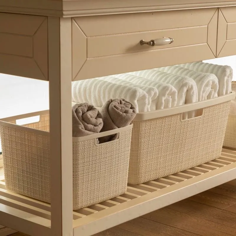 Curver jute wasmand - 46 liter - beige