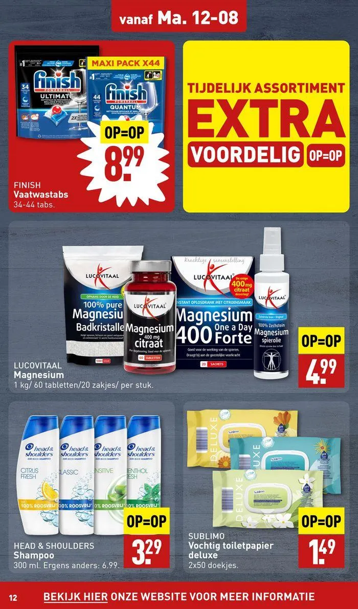 Nieuwe aanbiedingen om te ontdekken van 8 augustus tot 22 augustus 2024 - Folder pagina 12