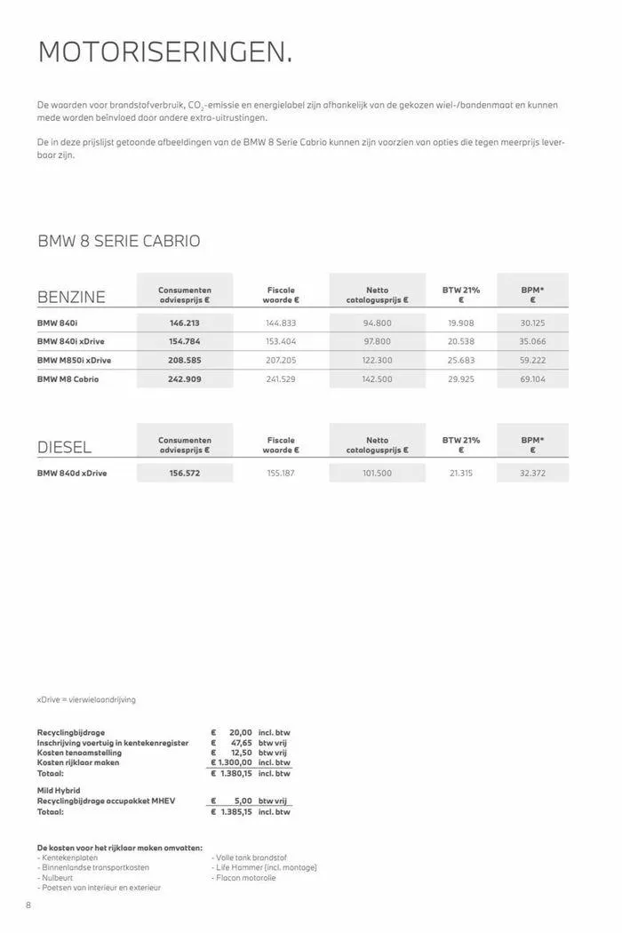 8-serie Coupé & Cabrio van 12 november tot 12 november 2024 - Folder pagina 8