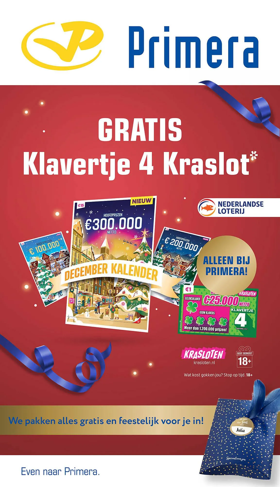 Primera folder van 20 november tot 26 november 2023 - Folder pagina 1