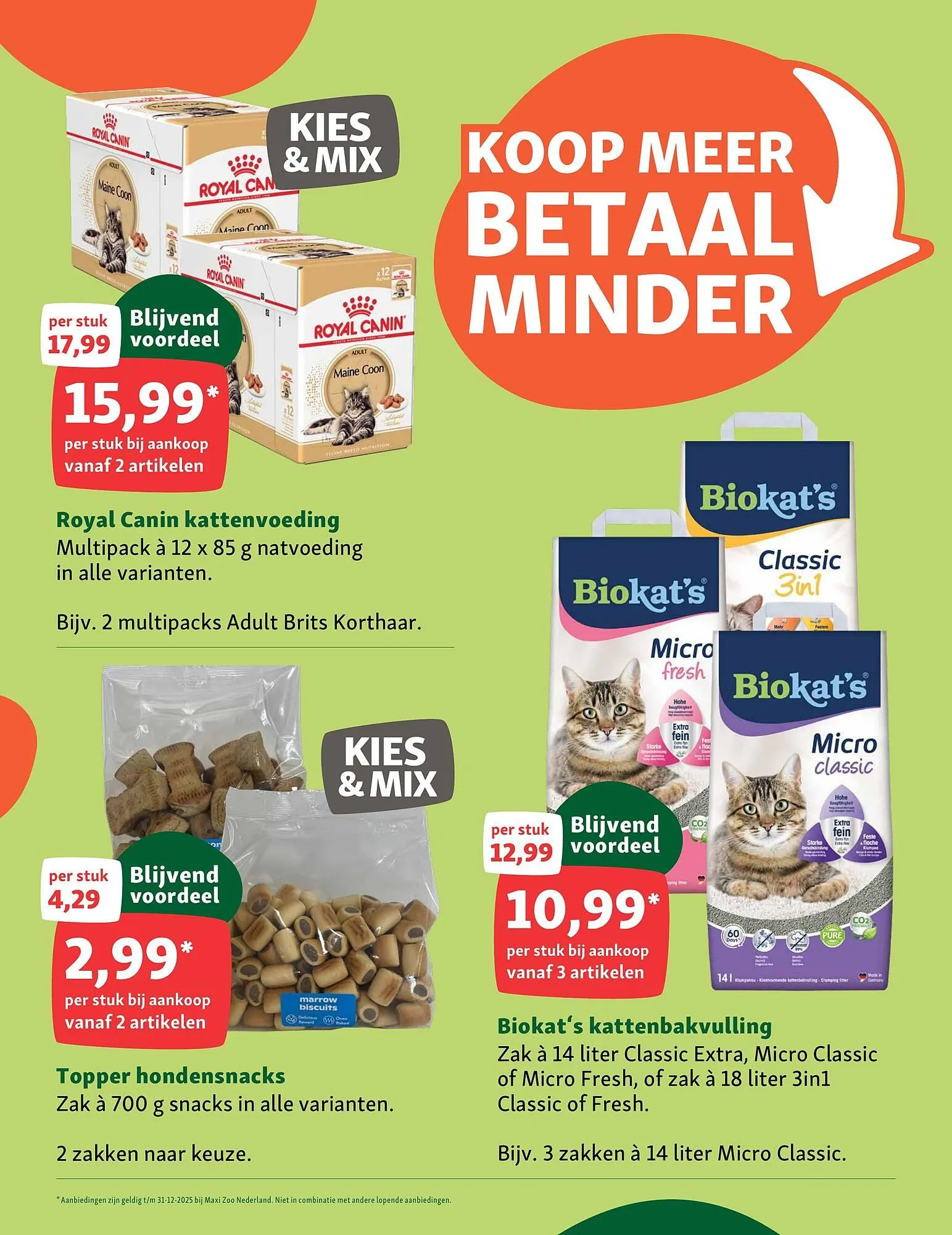 Maxi Zoo folder van 20 oktober tot 26 oktober 2025 - Folder pagina 12