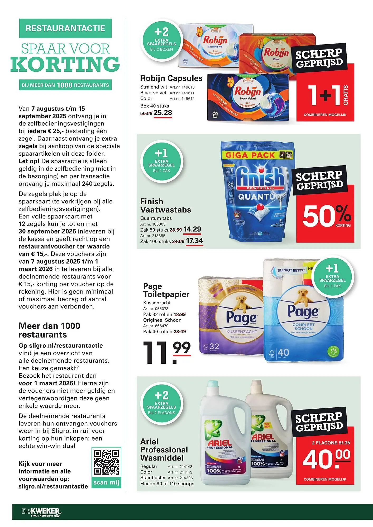 De Kweker folder van 28 augustus tot 15 september 2025 - Folder pagina 2