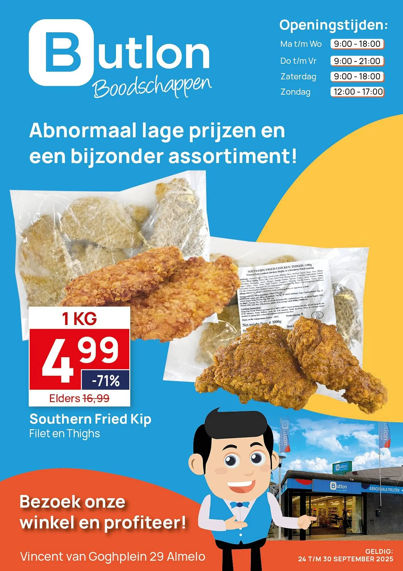 Butlon folder van 24 september tot 30 september 2025 - Folder pagina 1