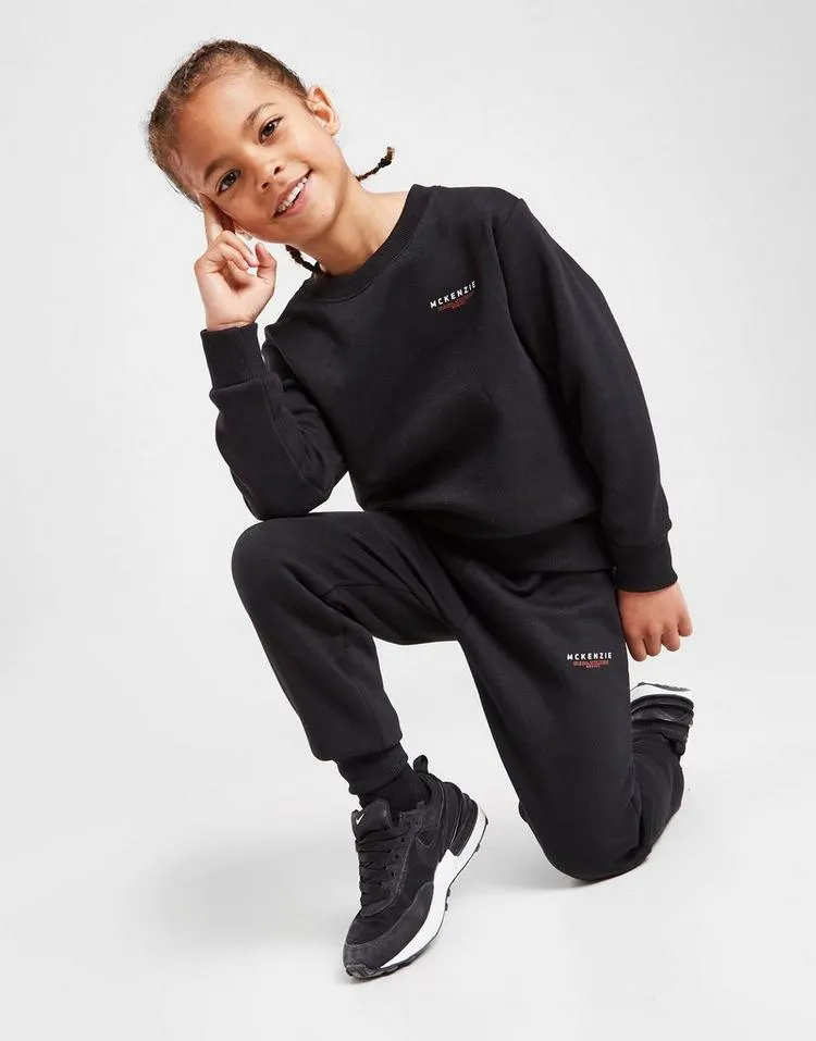 McKenzie Mini Essential Fleece Crew Tracksuit Children