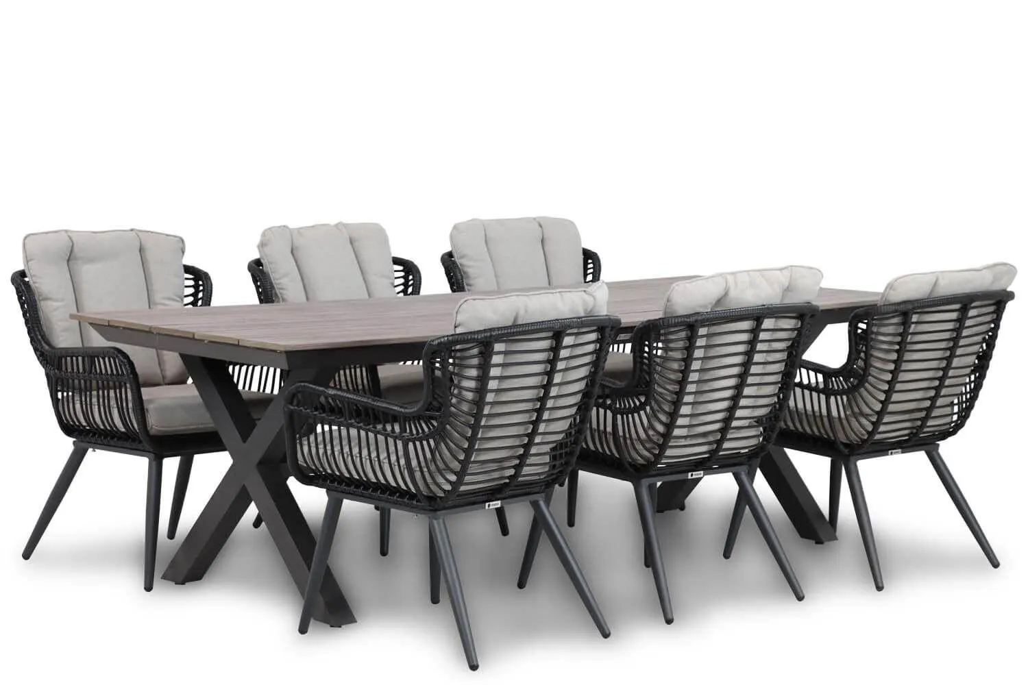 Coco Azzano/Forest 240 cm dining tuinset 7-delig