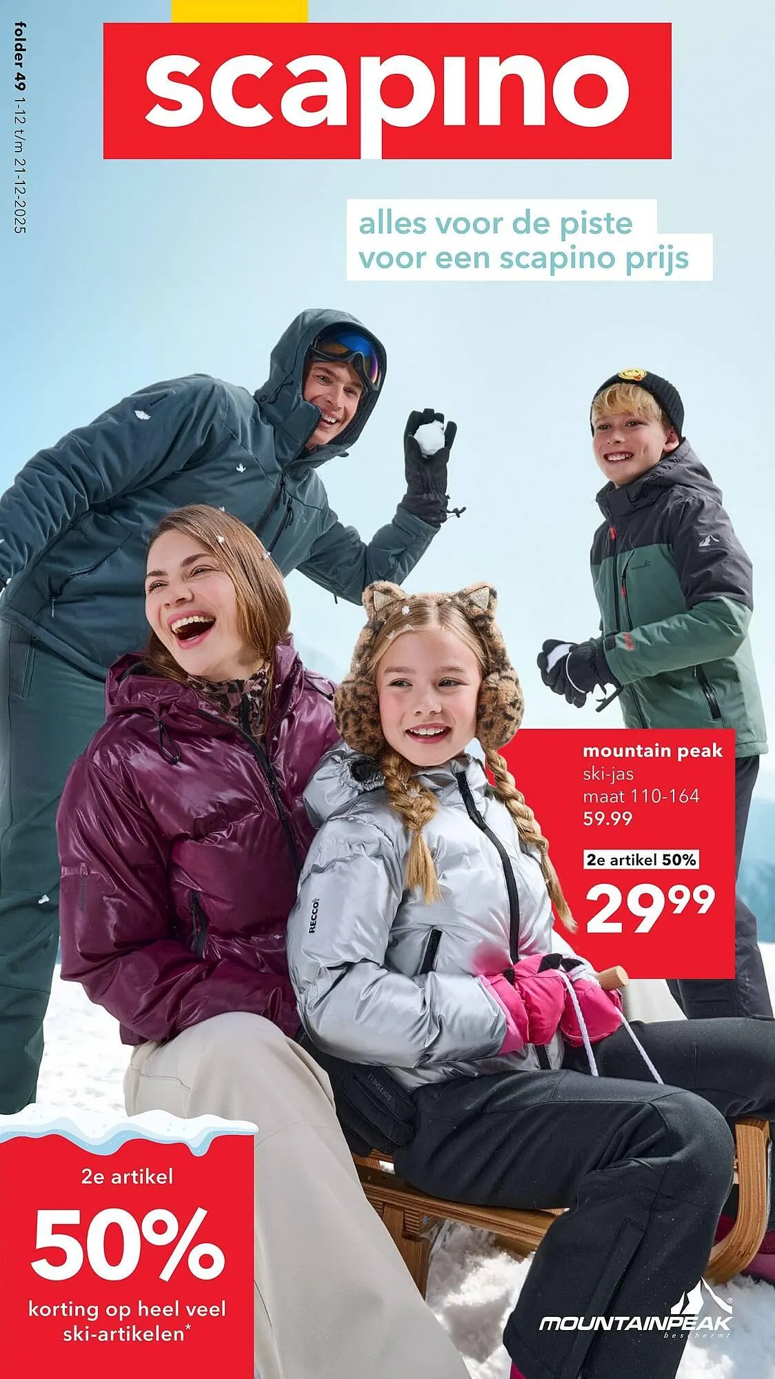 Scapino folder van 1 december tot 21 december 2025 - Folder pagina 1