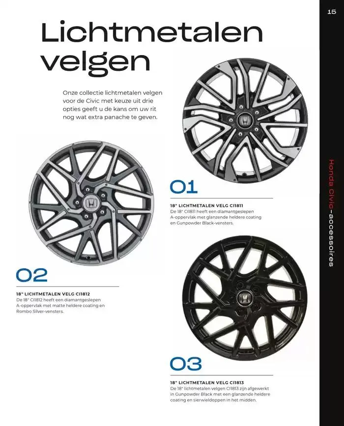 Civic Accessories van 19 november tot 30 juni 2025 - Folder pagina 15