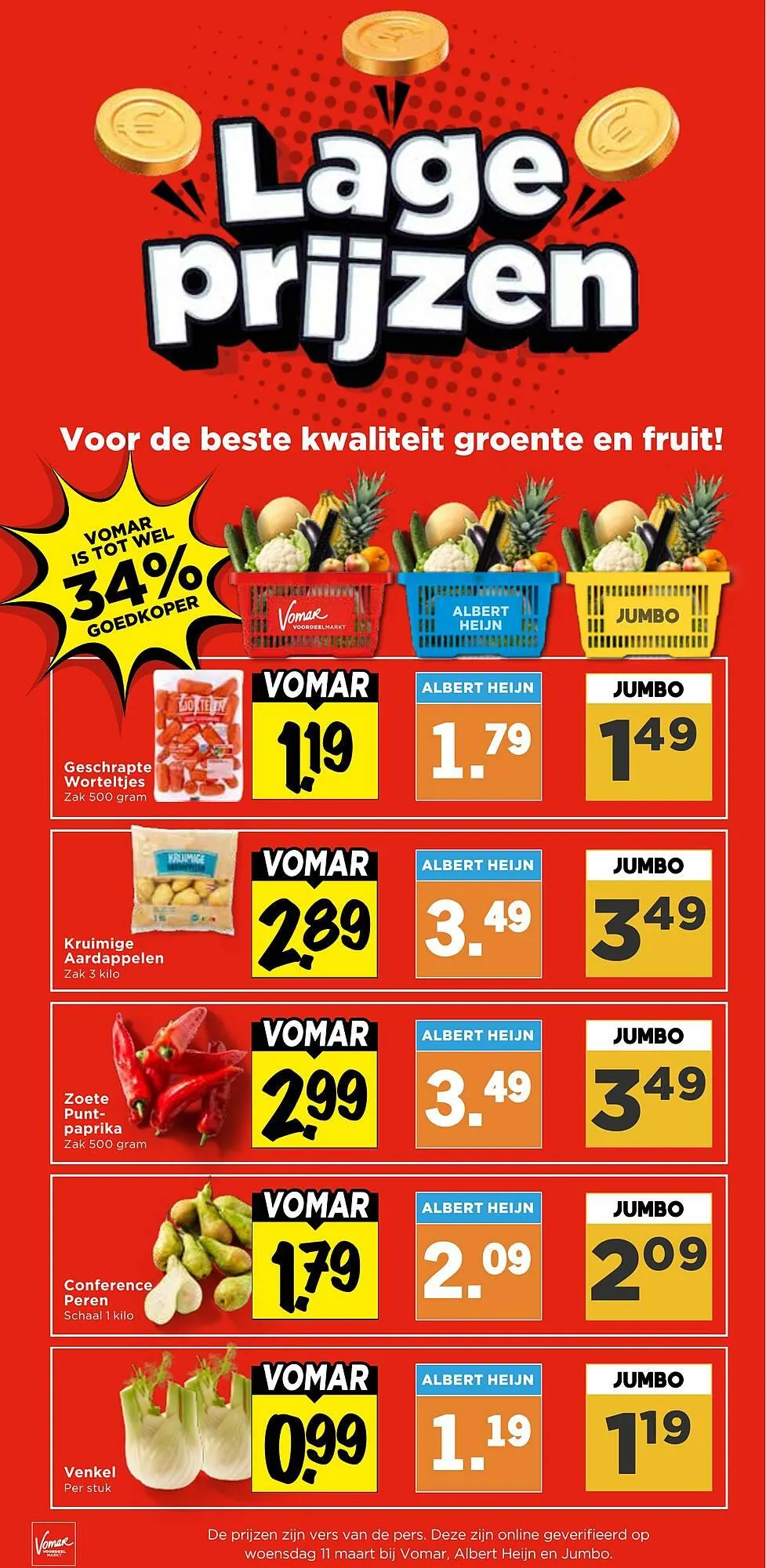 Vomar Voordeelmarkt folder van 15 maart tot 21 maart 2026 - Folder pagina 11